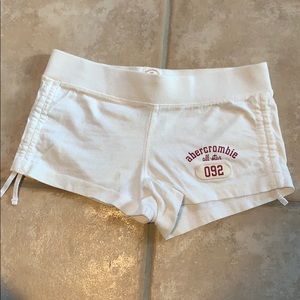 Abercrombie girls white shorts